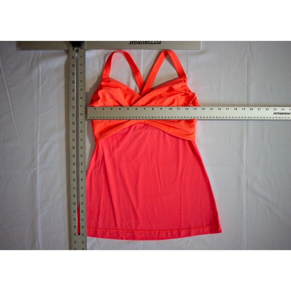 Lululemon Wrap It Up Tank - Grapefruit - Size 6 - Picture 2 of 4
